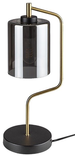 RABALUX 74202 Perez stolní lampička V440mm 1xE27 matná černá, kouřová