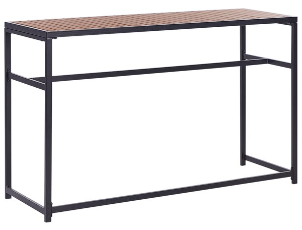 Zahradní barový stůl AVETRANA 150 cm 50 cm Černá