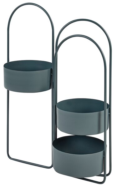 Stojan na květiny COLUTENA Kov 56 cm Tmavě modrá