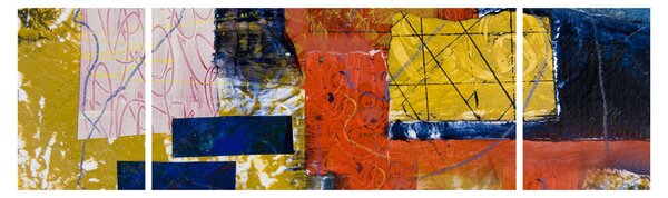 Obraz - Abstrakce (170x50 cm)