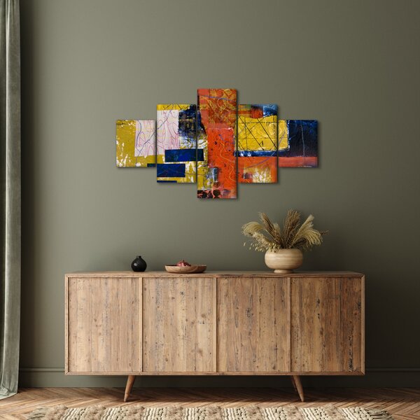 Obraz - Abstrakce (125x70 cm)