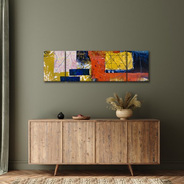Obraz - Abstrakce (170x50 cm)