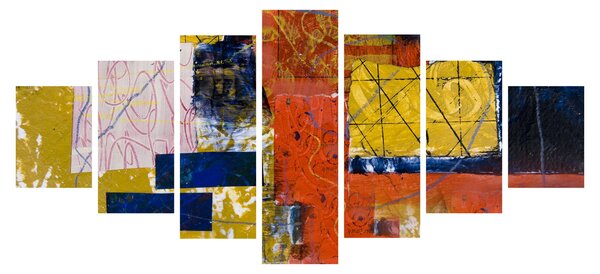 Obraz - Abstrakce (210x100 cm)
