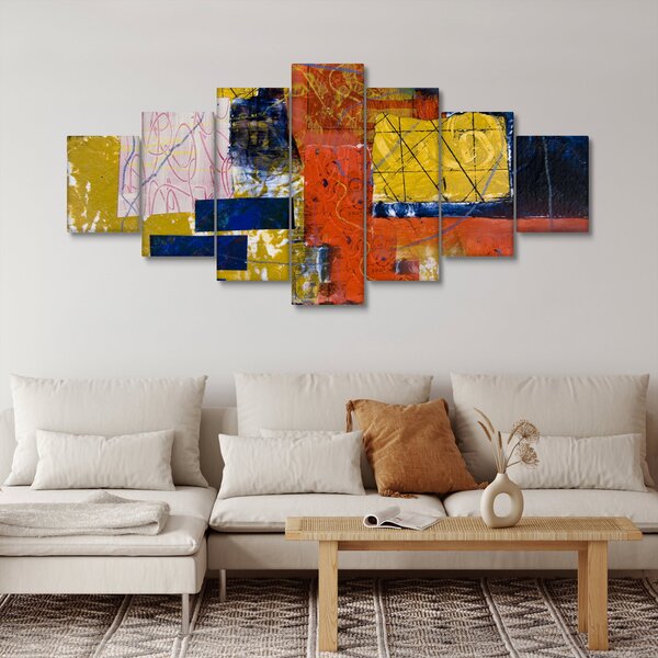 Obraz - Abstrakce (210x100 cm)