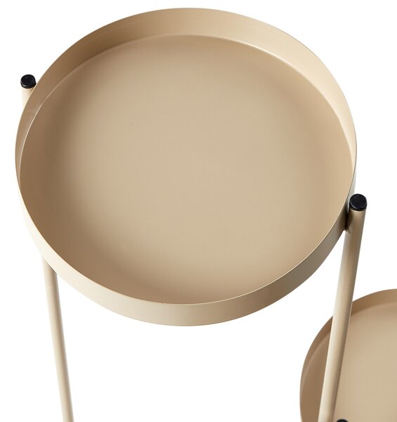 Stojan na květiny FRAGARIA Kov 42 cm Béžová