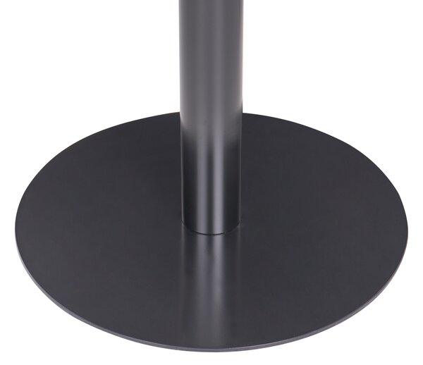 Barový stůl MORELLA Černá/Tmavě hnědá 80 cm 80 cm