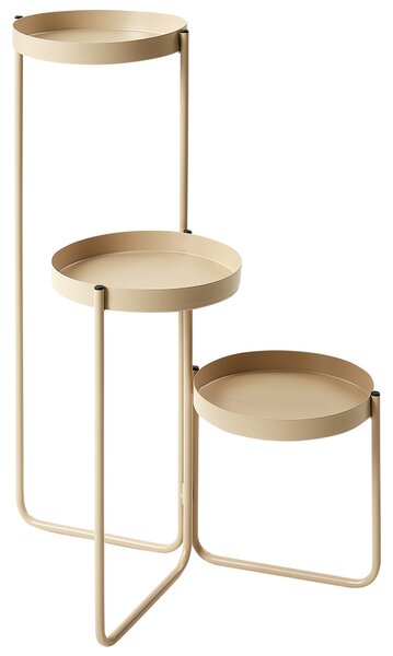 Stojan na květiny FRAGARIA Kov 42 cm Béžová