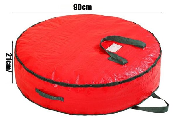 Usporadejto.cz Úložný vak, organizér, obal na věnec - XXL, pr. 90 x 20 cm
