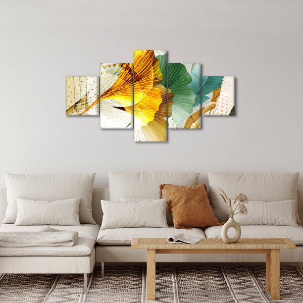 Obraz - Listy (125x70 cm)