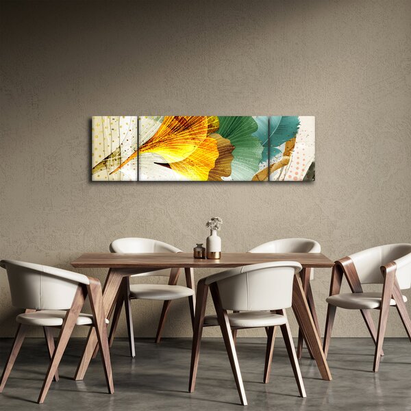 Obraz - Listy (170x50 cm)