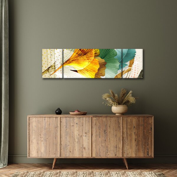 Obraz - Listy (170x50 cm)