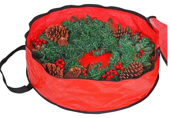 Usporadejto.cz Úložný vak, organizér, obal na věnec - XXL, pr. 90 x 20 cm