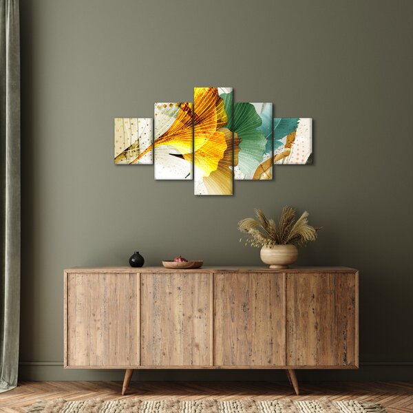 Obraz - Listy (125x70 cm)