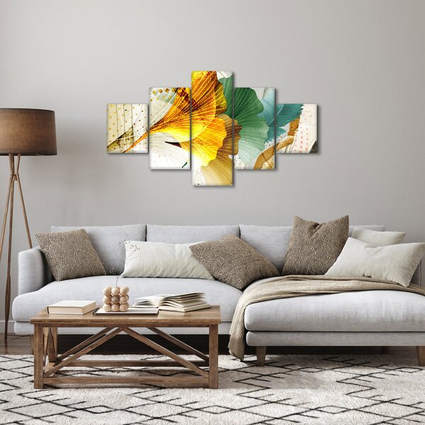 Obraz - Listy (125x70 cm)