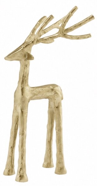 Lene Bjerre Kovová dekorace Deer Marlinne Gold - 25 cm LB359