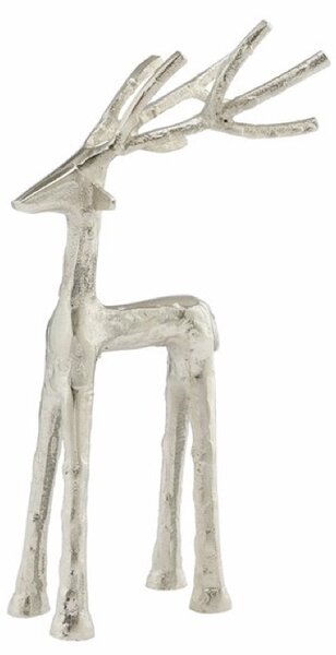 Lene Bjerre Kovová dekorace Deer Marlinne Silver - 25 cm LB361