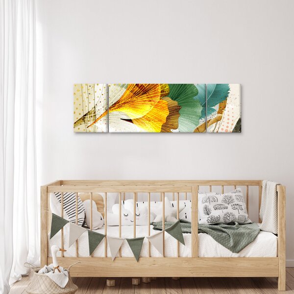 Obraz - Listy (170x50 cm)