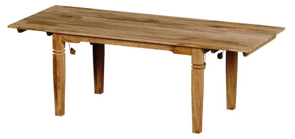 Rozkládací jídelní stůl Guru 140/220x90 z masivu mango