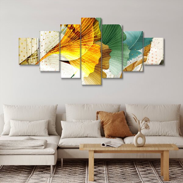 Obraz - Listy (210x100 cm)