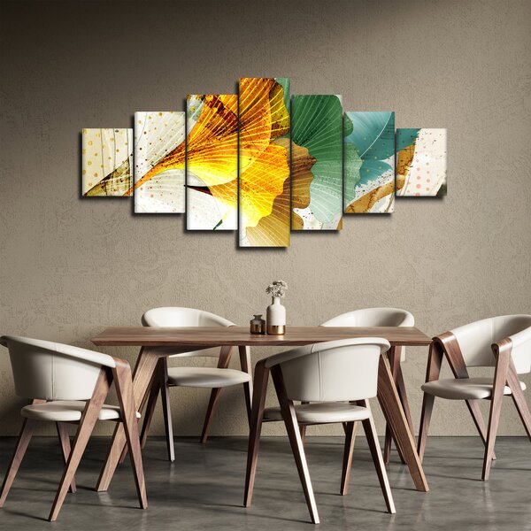 Obraz - Listy (210x100 cm)