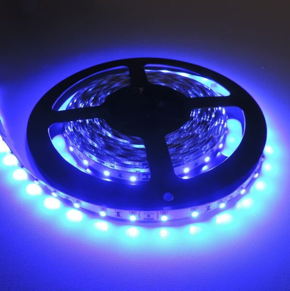 PROFI LED pásek 4,8W/m, 12V, IP20, 60LED/m, 3528 Barva světla: Modrá