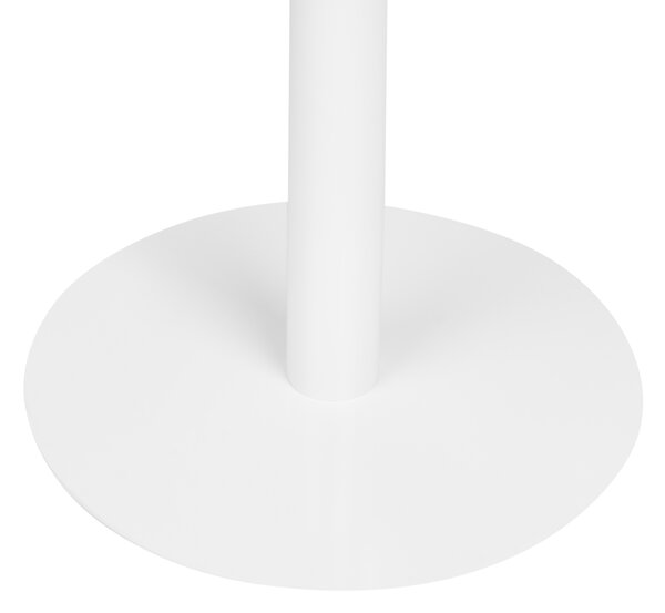 Barový stůl MORELLA Světle hnědá/Bílá 80 cm 80 cm