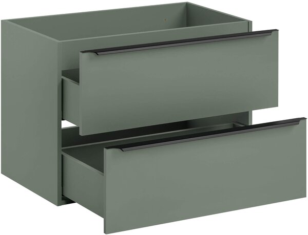 Comad Sombra Green skříňka 80x46x57 cm pod umyvadlo závěsná zelená SOMBRA GREEN 82-80-46-2S