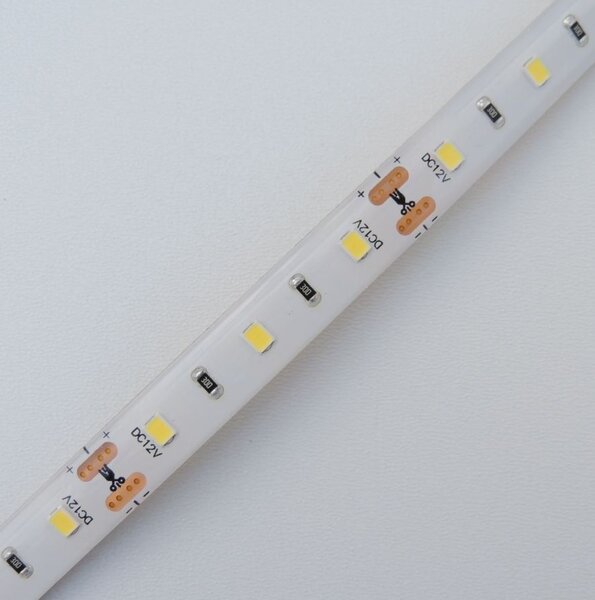 LED pásek ULTRA BRIGHT 12W/m, PROFI, 12V, IP65, 60LED/m, SMD2835 Barva světla: Studená bílá, 6500K