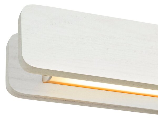 Nordlux Dřevěné LED závěsné svítidlo Ilgas, d.115cm, 3000K Barva: Bílá
