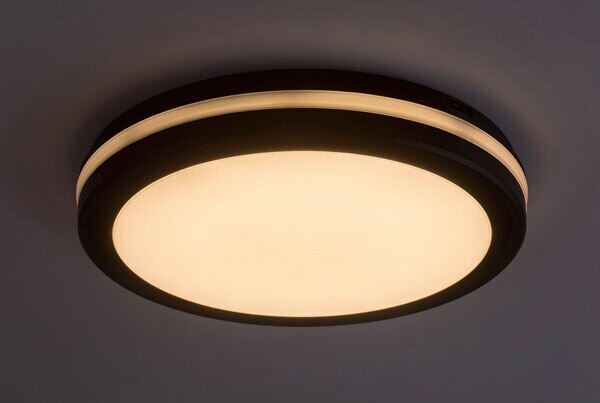 RABALUX 77035 Indre venkovní stropní svítidlo LED D300mm 28W/2450lm 3000+4000+6500K IP54 černá, bílá