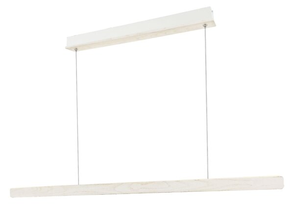 Nordlux Dřevěné LED závěsné svítidlo Ilgas, d.115cm, 3000K Barva: Bílá