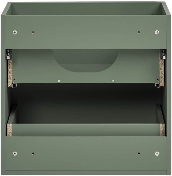 Comad Sombra Green skříňka 60x46x57 cm pod umyvadlo závěsná zelená SOMBRA GREEN 82-60-46-2S