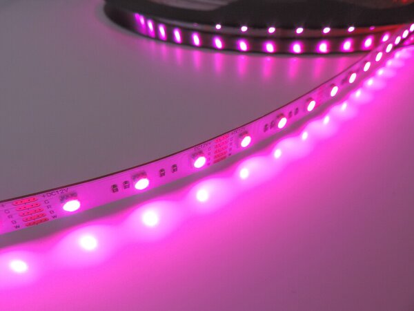 RGBW LED pásek 4v1, 19,2W/m, RGB+bílá 4300K, 10mm, PROFI, 24V, IP20, 60LED/m, 4040
