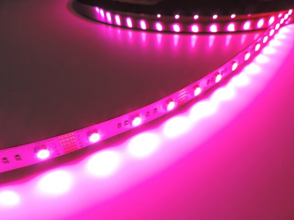 RGBW LED pásek 4v1, 19,2W/m, RGB+bílá 4300K, 10mm, PROFI, 24V, IP20, 60LED/m, 4040