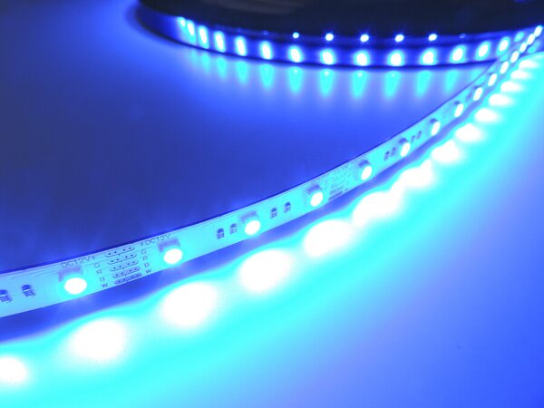 RGBW LED pásek 4v1, 19,2W/m, RGB+bílá 4300K, 10mm, PROFI, 24V, IP20, 60LED/m, 4040
