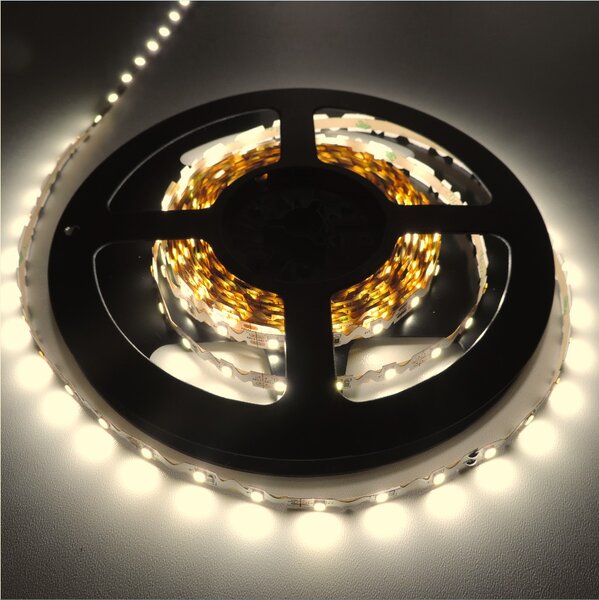LED pásek OHEBNÝ 8mm 12W/m, PROFI, 12V, IP20, 60LED/m, SMD2835 Barva světla: Teplá bílá, 2700K