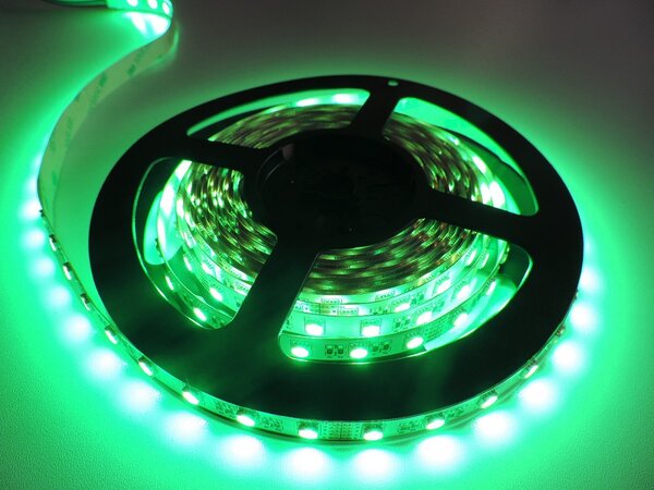 RGBW LED pásek 4v1, 19,2W/m, RGB+bílá, 12mm, PROFI, 24V, IP20, 60LED/m, 5050 Barva světla: Neutrální bílá, 4300K