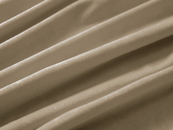 Biante Sametový závěs Velvet Premium SVP-026 Kávově béžový 135x140 cm