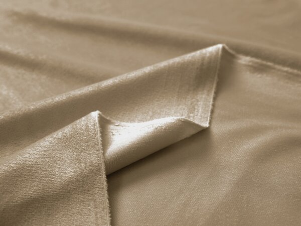 Biante Sametový závěs Velvet Premium SVP-026 Kávově béžový 135x140 cm