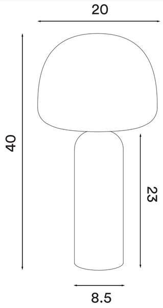 Northern designové stolní lamp Kin Table Lamp Large