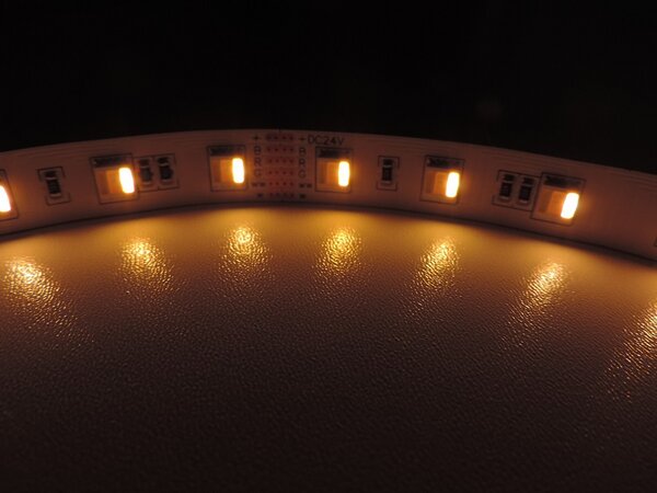 RGB+W+CW LED pásek 5v1, 19,6W/m, RGB+ Studená+ teplá bílá, 12mm, PROFI, 24V, IP20, 60LED/m