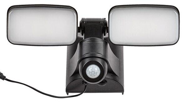 RABALUX 77091 Leszno solární svítidlo/reflektor se senzorem LED 10W/800lm 4000K IP54 černá, bílá