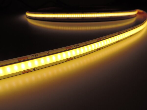 LED pásek CCT COB 2700-6500K, CRI>90, PROFI, 16W, 24VDC, 10mm, 608LED/m