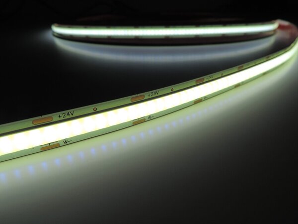 LED pásek CCT COB 2700-6500K, CRI>90, PROFI, 16W, 24VDC, 10mm, 608LED/m