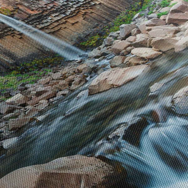 Obraz - Vodopád Svartifoss, Island (125x70 cm)