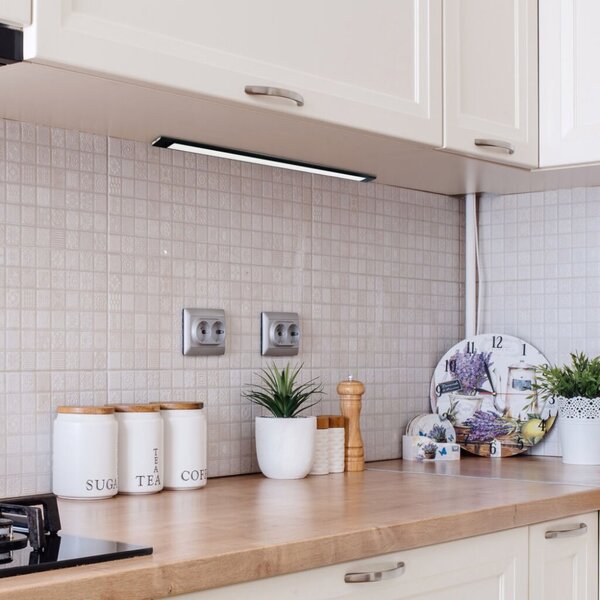 RABALUX 78026 Hanson svítidlo pod kuchyňskou linku se senzorem LED š500mm 8W/570lm 3000K černá, bílá