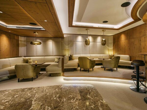 Brokis Designové LED závěsné svítidlo Knot Disco PC1017 Barva skla: Transparentní číré sklo, Povrchová úprava baldachýnu: Mosaz, Povrch reflektoru: Mosaz