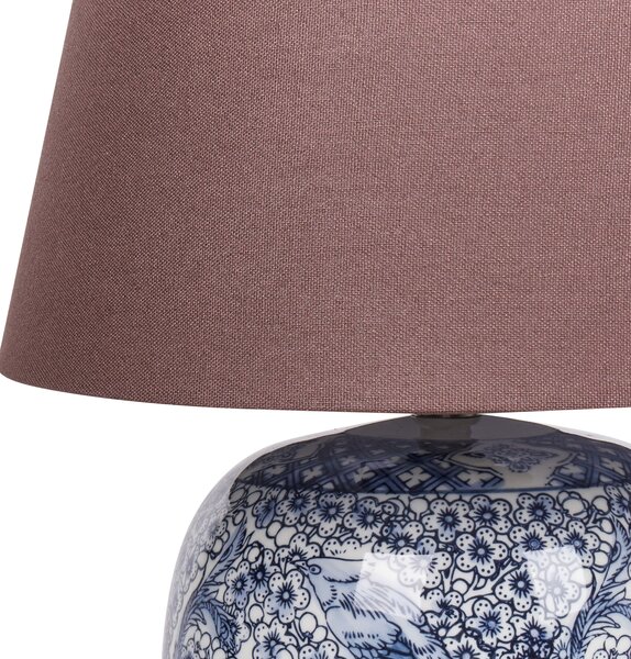 Stolní lampa NEIRA Porcelán Hnědá