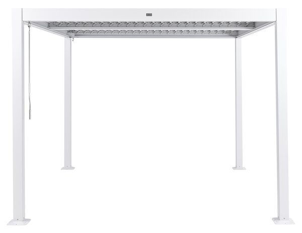 Zahradní pavilon FORNOLI Kov 296 cm 296 cm Bílá