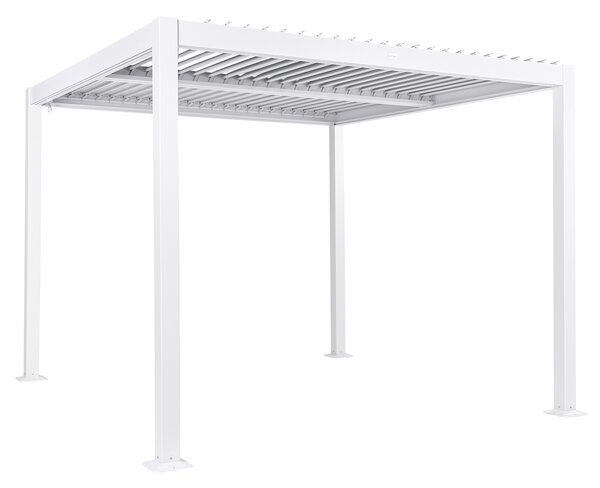 Zahradní pavilon FORNOLI Kov 296 cm 296 cm Bílá